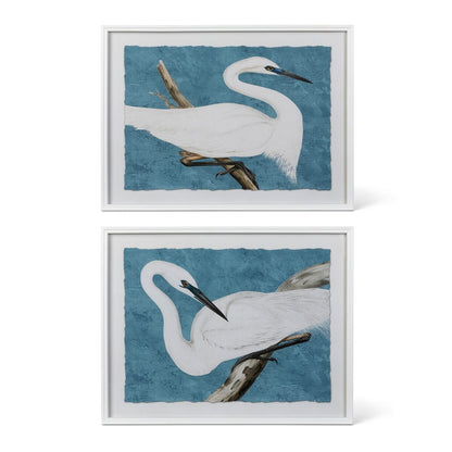 Serene Swan Framed Wall Art, 2 Assorted Styles