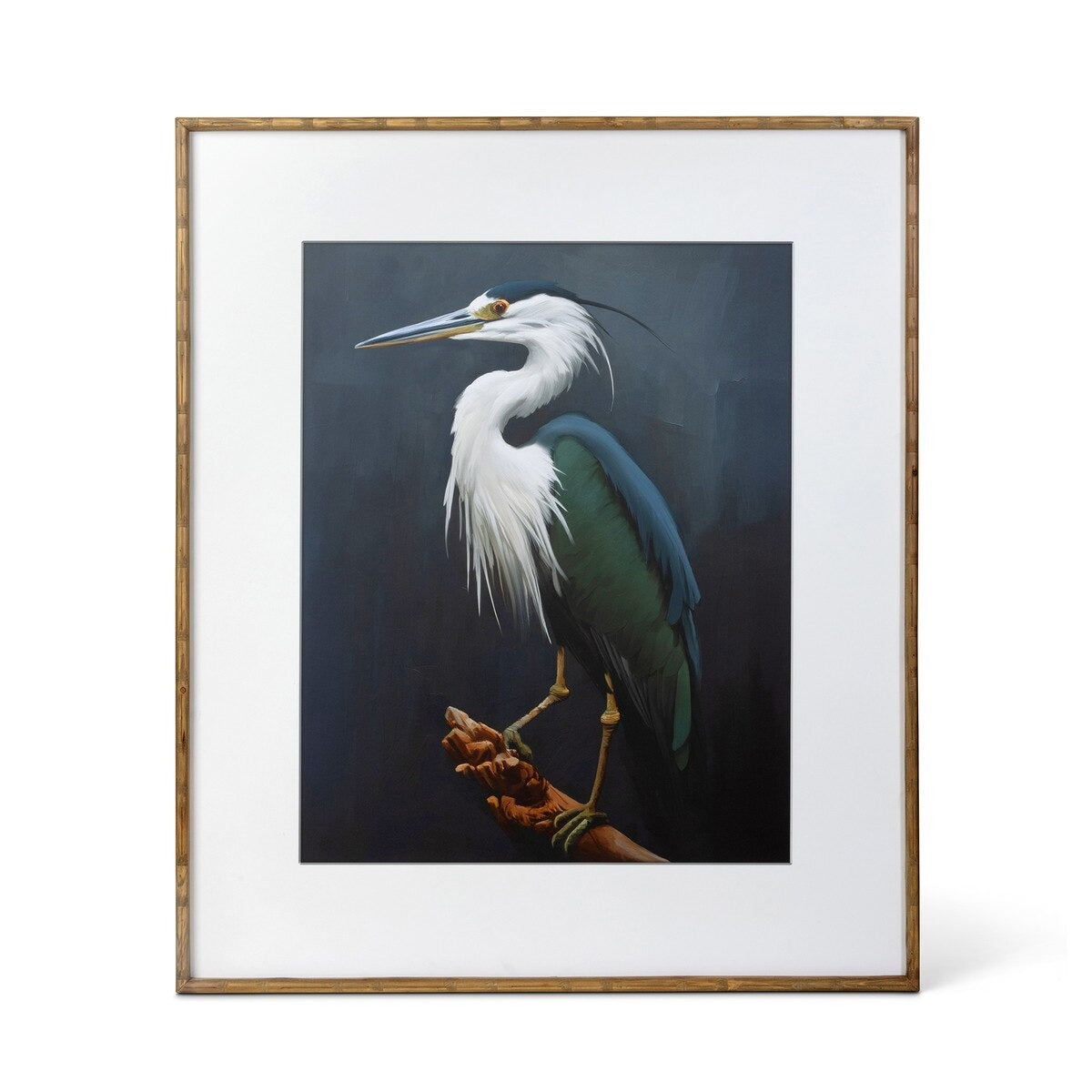 Birds of a Feather Framed Heron Wall Art, 2 Assorted Styles