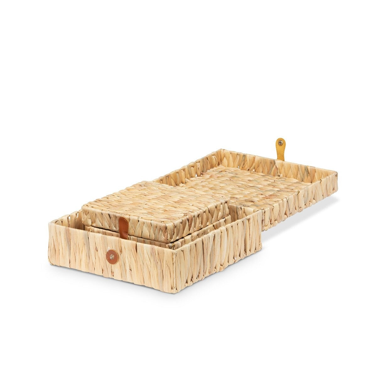 Island Palm Decorative Boxes, Set of 2