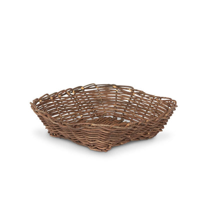 Island Palm Rattan Trays, Set of 3