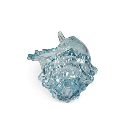 Lagoon Glass Seashell, Aqua