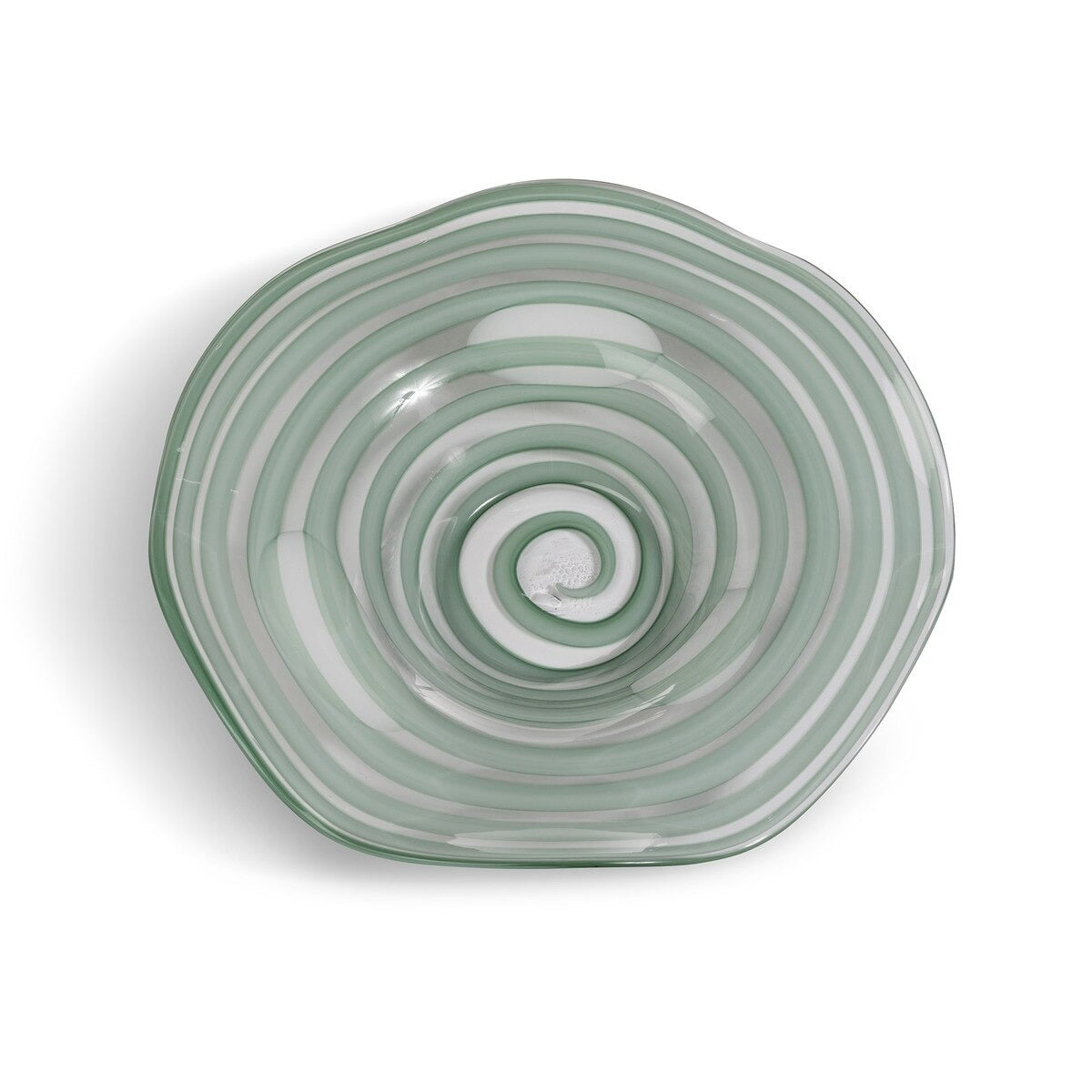 Everly Glass Decorative Plate, Sea Mist (2-Pack)