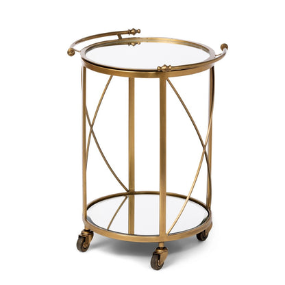 Hampton Round Tray Serving Cart