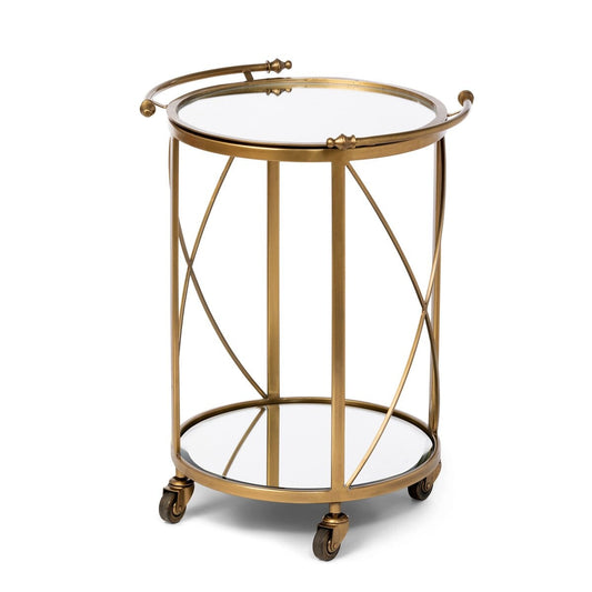 Hampton Round Tray Serving Cart
