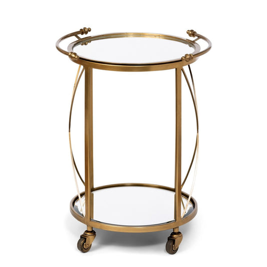 Hampton Round Tray Serving Cart