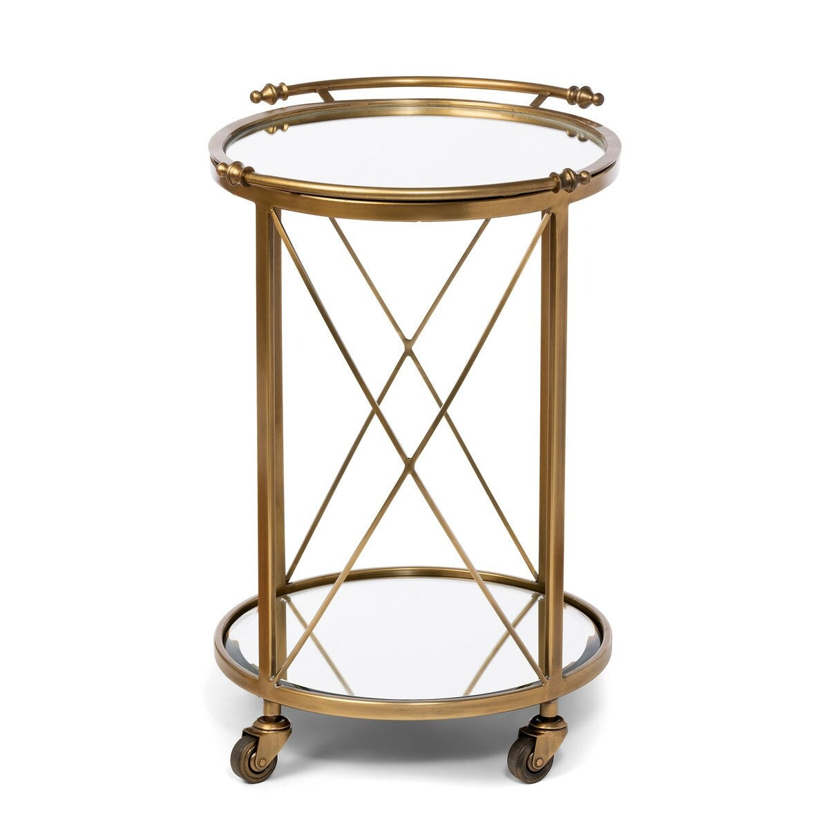 Hampton Round Tray Serving Cart