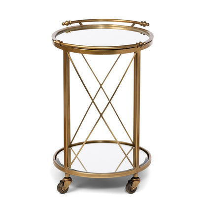 Hampton Round Tray Serving Cart