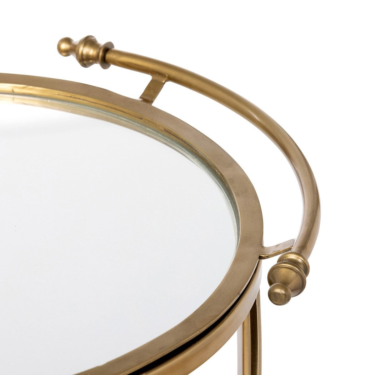 Hampton Round Tray Serving Cart