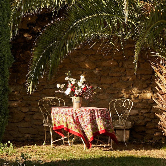 French Tablecloth Ornaments Red & Green-Out of Stock