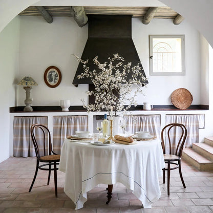 Embroidery White Tablecloth- Out of Stock