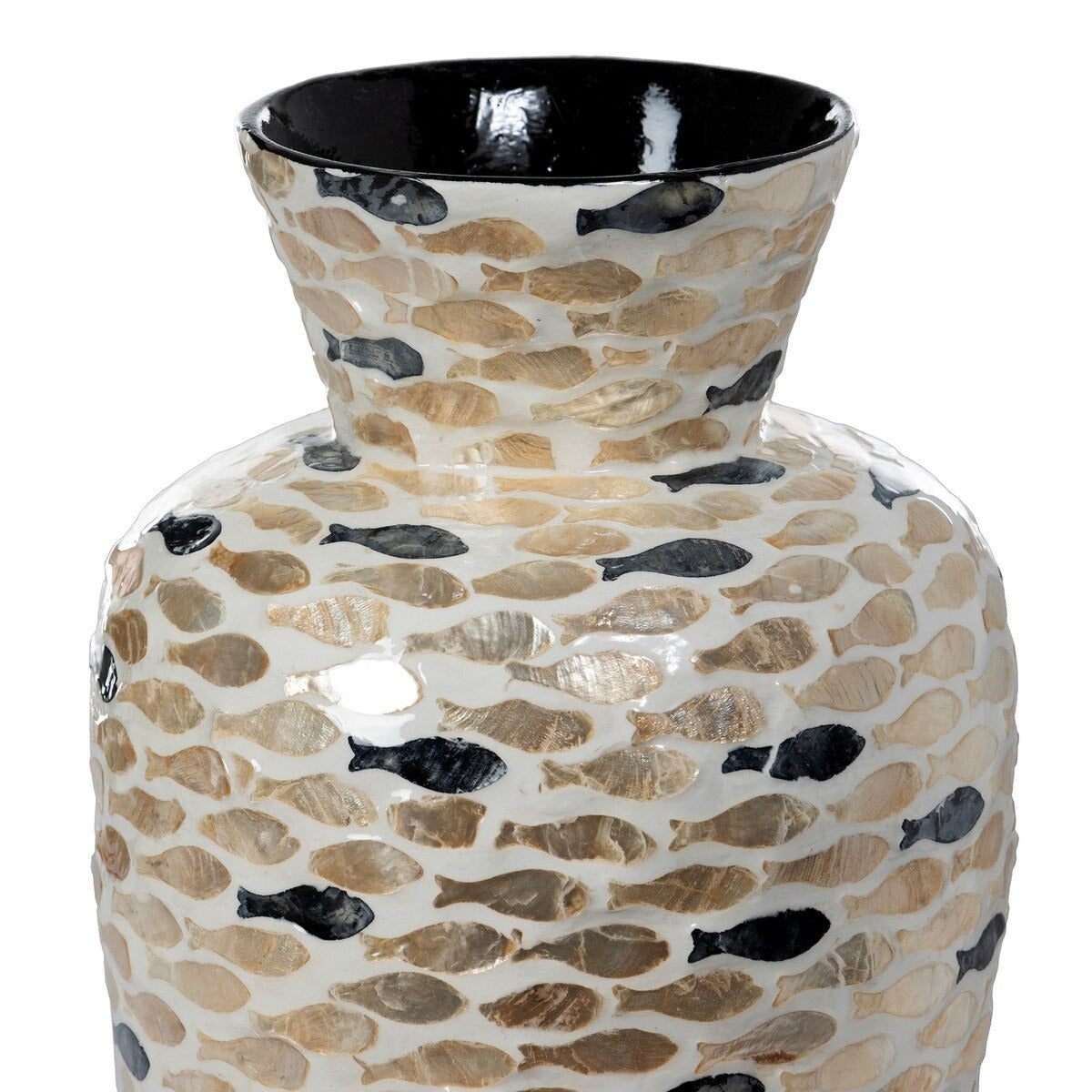 Capraia Coast Vase, Capiz, Nautical