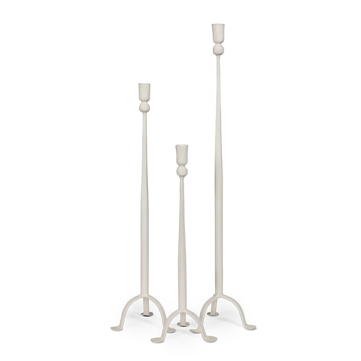 Timeless Taper Candle Holder, Cream, Small (2-Pack)