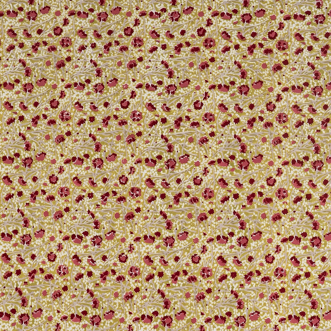 French Tablecloth Meadows Red & Green