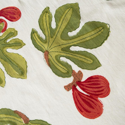 French Tablecloths Fig Red & Green-Discontinued