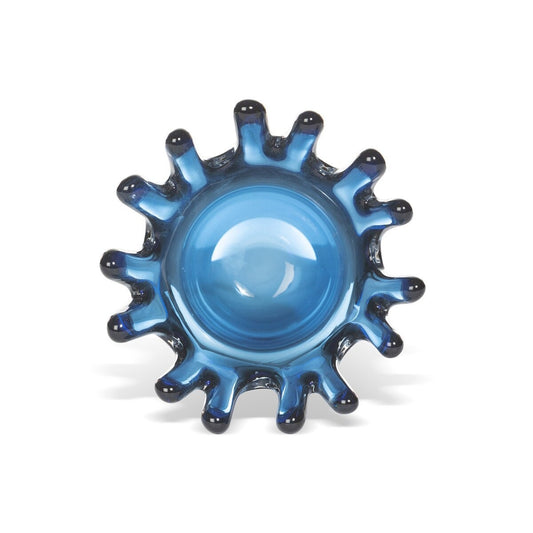 Calypso Glass Vase, Blue (2-Pack)