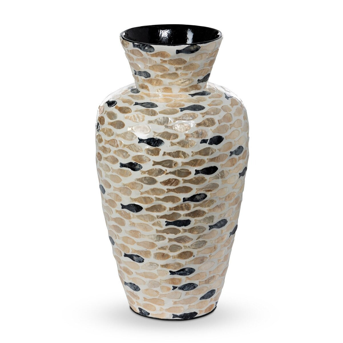 Capraia Coast Vase, Capiz, Nautical