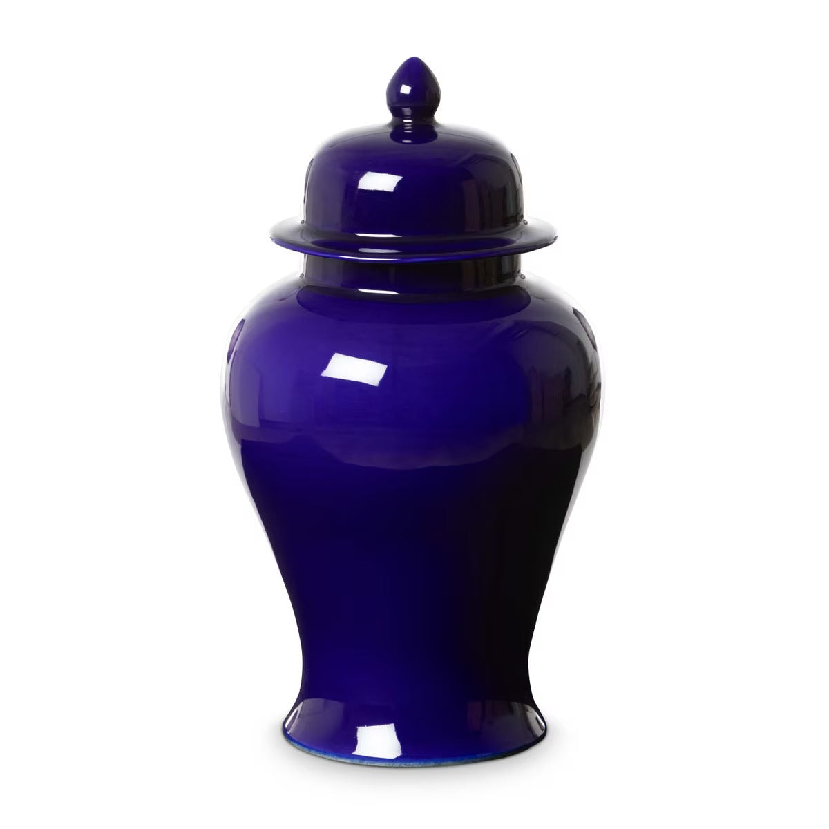 Imperial Ceramic Ginger Jar, Indigo, Large