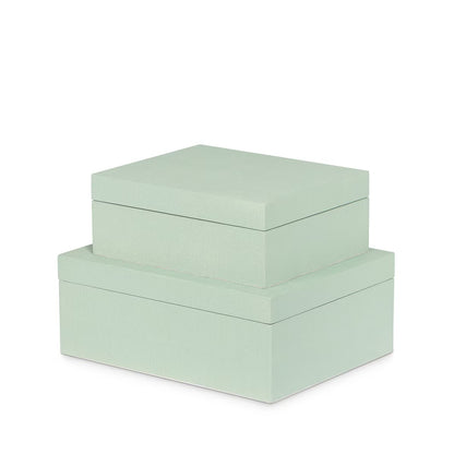 St. Tropez Decorative Boxes, Set of 2, Garden Retreat
