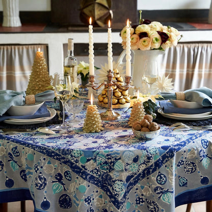 French Tablecloth Ornaments Blue - Out of Stock