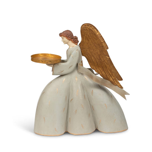 Avignon Angel Candle Holder, Sitting