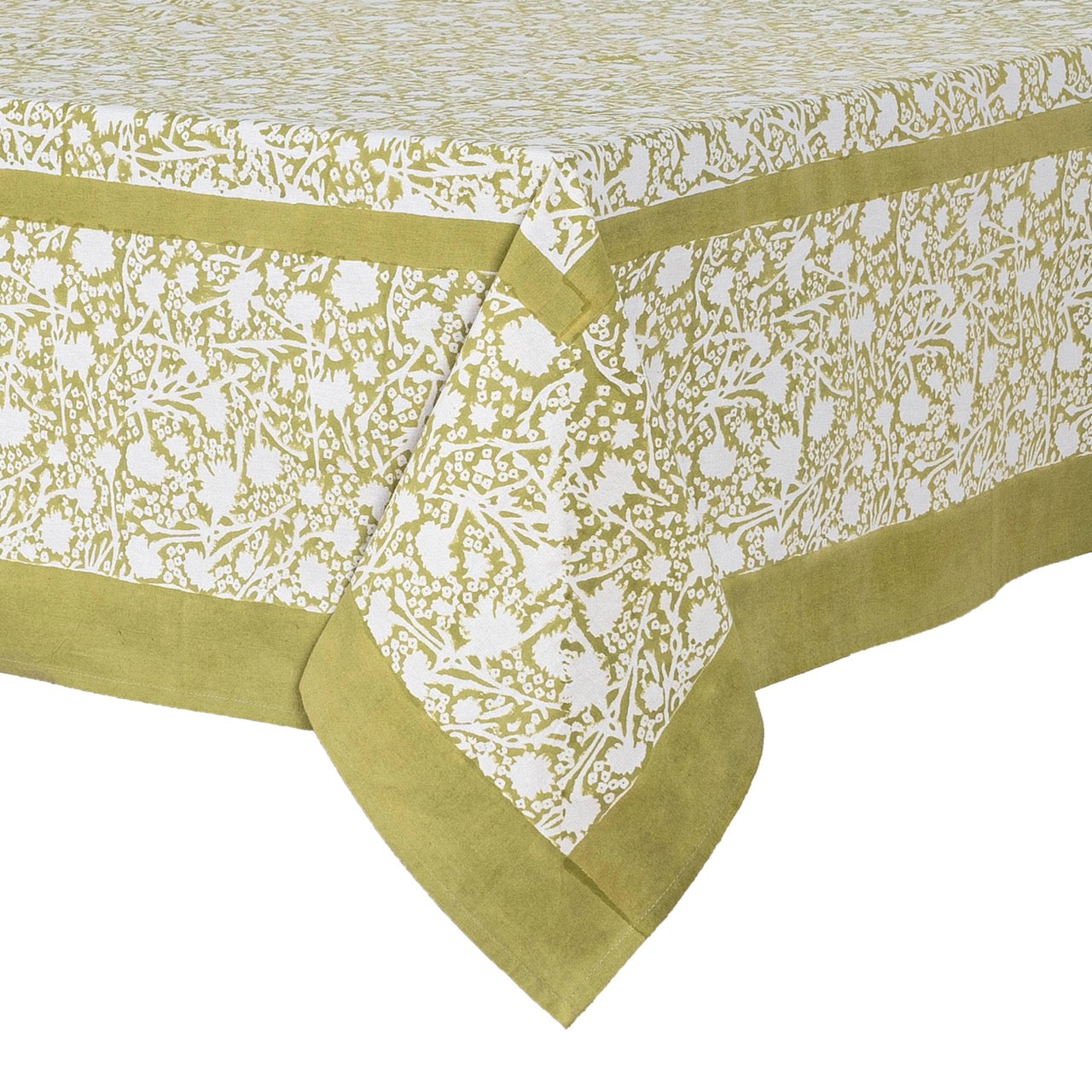 French Tablecloth Meadows Vert