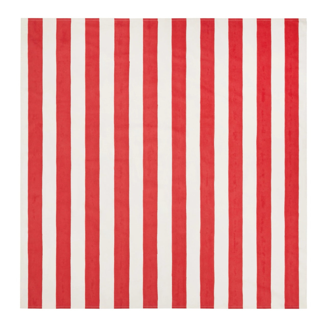French Tablecloth St. Tropez Red Stripes