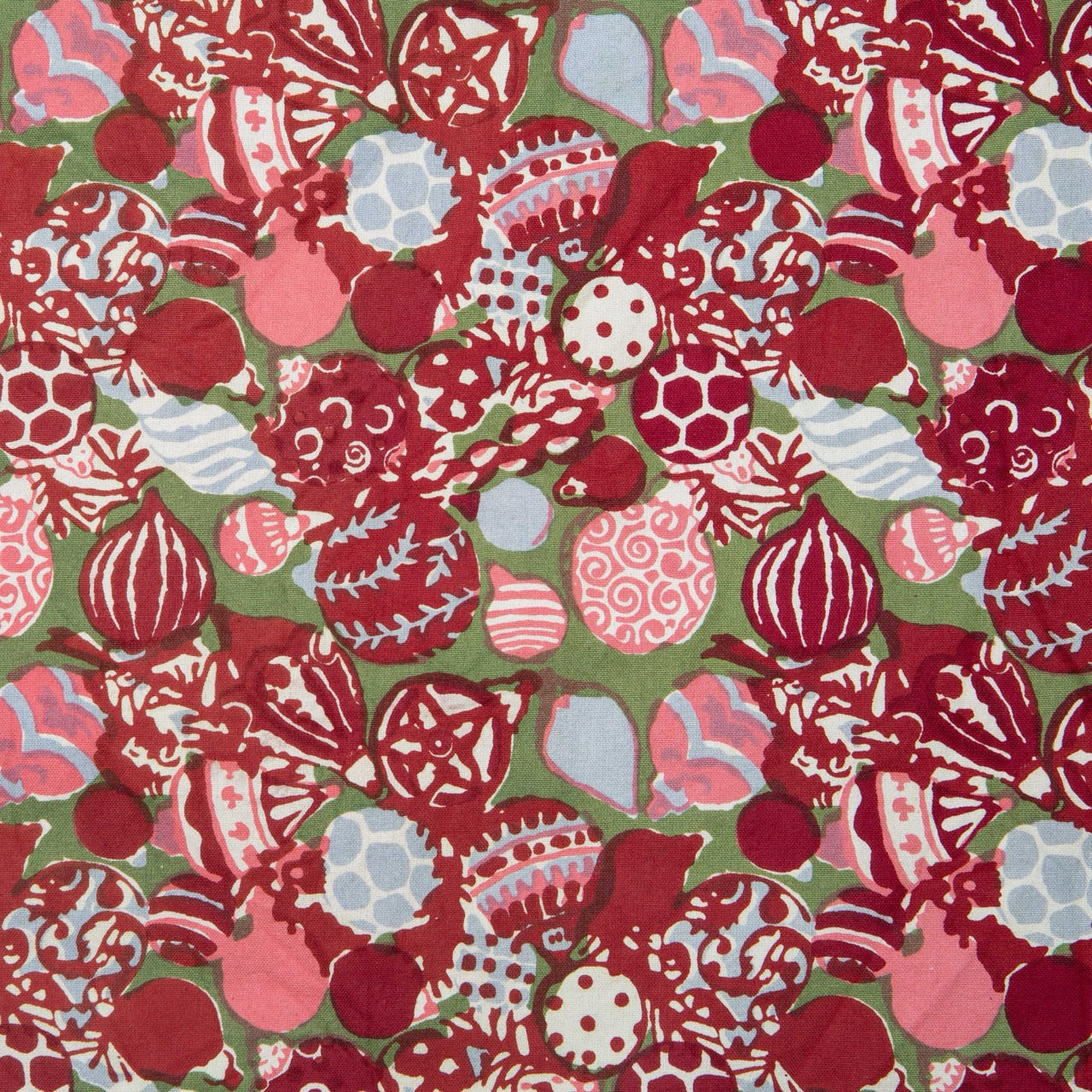 French Tablecloth Ornaments Red & Green-Out of Stock