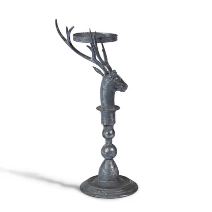 Rustic Deer Candle Holder, Large