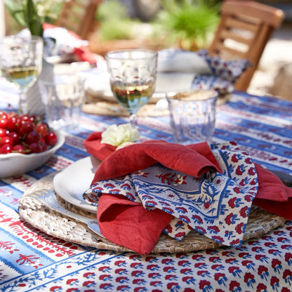 French Tablecloth Avignon Red & Blue-Out of Stock