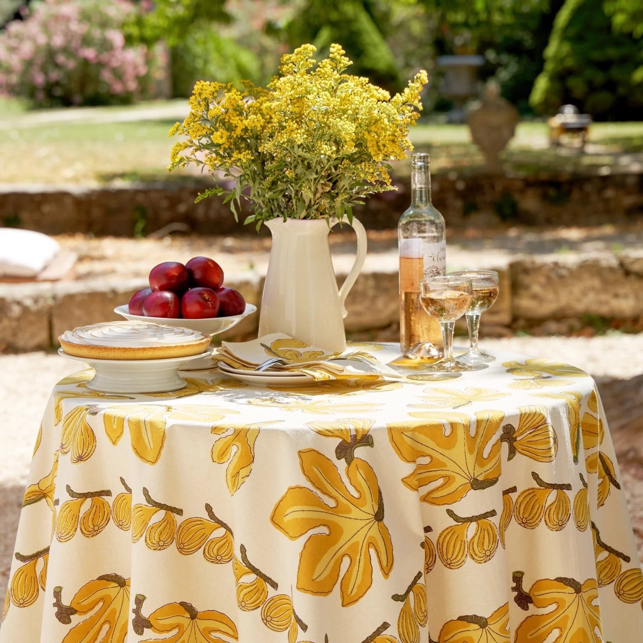 French Tablecloth Fig Citrine