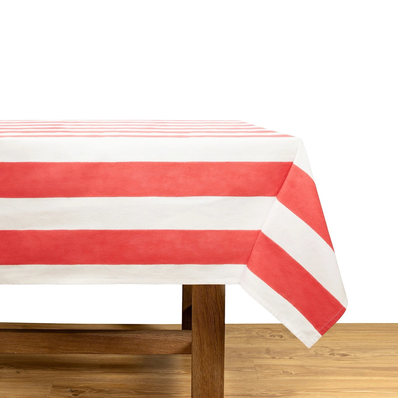French Tablecloth St. Tropez Red Stripes