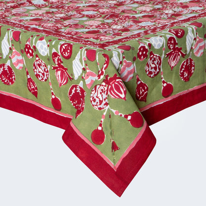 French Tablecloth Ornaments Red & Green-Out of Stock