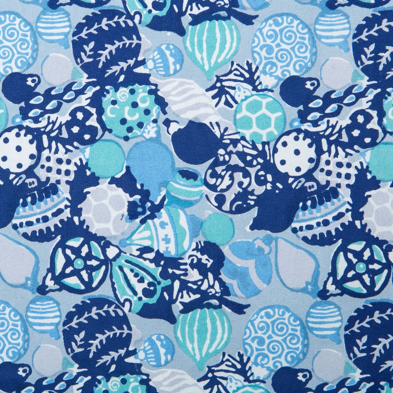 French Tablecloth Ornaments Blue - Out of Stock
