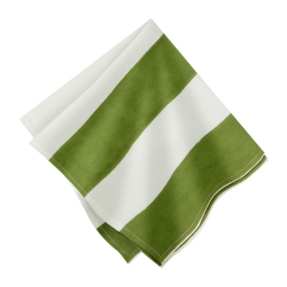 French Tablecloth St. Tropez Vert Stripes