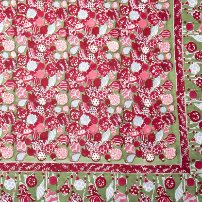 French Tablecloth Ornaments Red & Green-Out of Stock