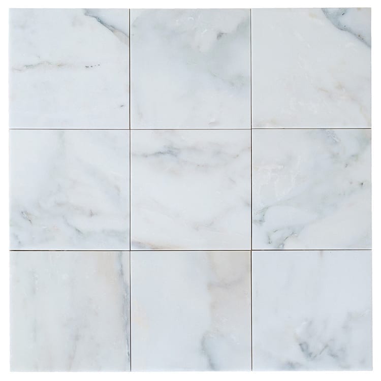 Giallo Calacatta White Marble Tile - Livfloors Collection