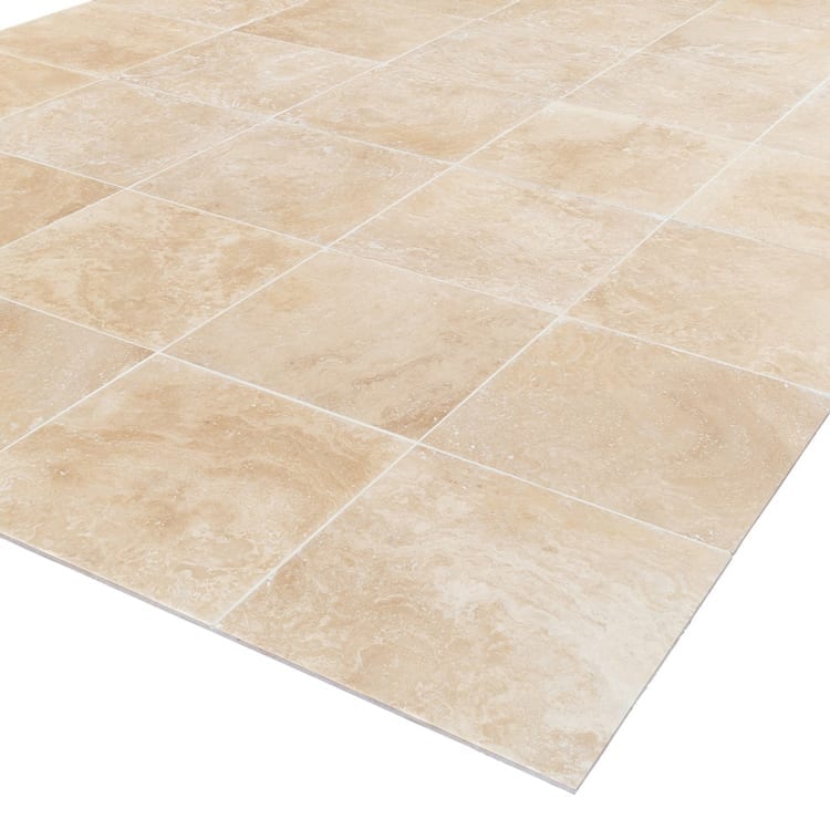 Light Beige Premium Travertine Honed Floor and Wall Tile - Livfloors Collection
