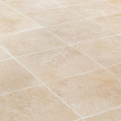 Light Beige Premium Travertine Honed Floor and Wall Tile - Livfloors Collection