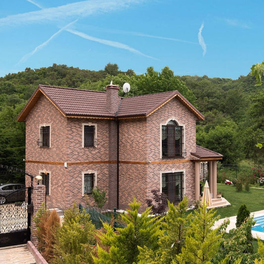 Barok Cotto/Caramel/Lava Manufactured Stone Handmade Brick Veneer - Livfloors Collection