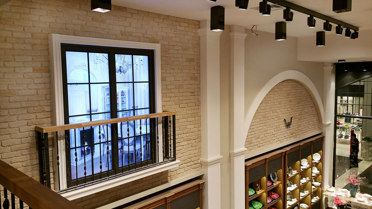 Barok Milk White Manufactured Stone Handmade Brick Veneer - Livfloors Collection