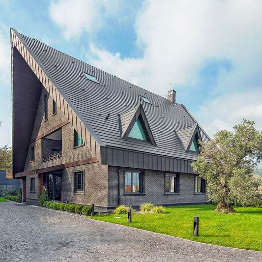 Granulbrick Dark Grey Manufactured Stone Handmade Brick Veneer - Livfloors Collection