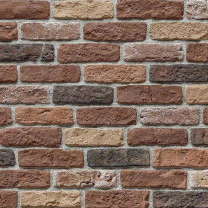 Granulbrick Mix 1 Manufactured Stone Handmade Brick Veneer - Livfloors Collection