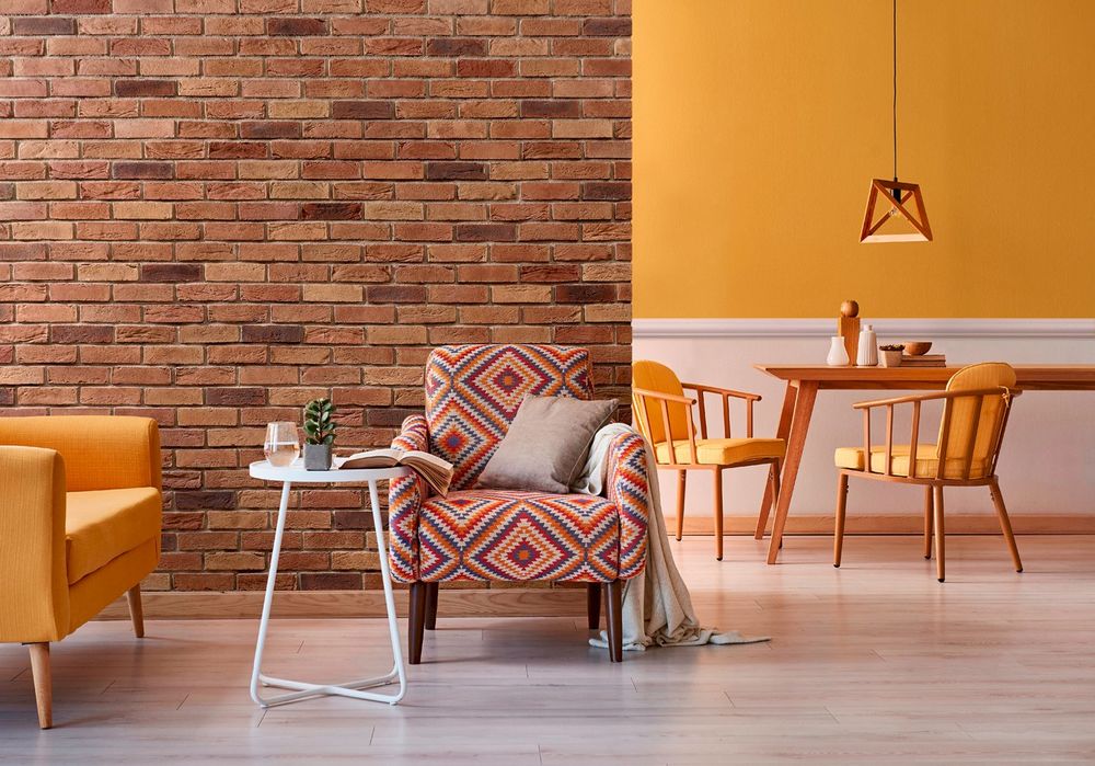 Loft Autumn Manufactured Stone Handmade Brick Veneer - Livfloors Collection