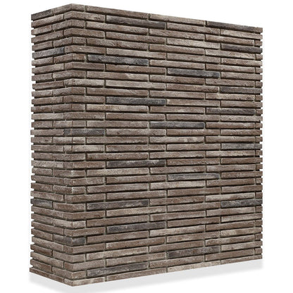 Maxima Chestnut Manufactured Stone Handmade Brick Veneer - Livfloors Collection