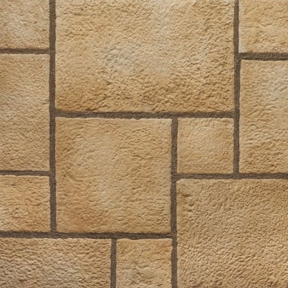 Dark Yellow Sienna Manufactured Stone Pavers Pattern F01DY - Livfloors Collection