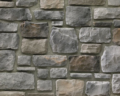 Ashlar Pattern Masso Ash Manufactured Stone Handmade Veneer - Livfloors Collection