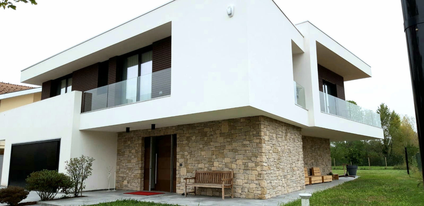 Ashlar Pattern Masso Sand Manufactured Stone Handmade Veneer - Livfloors Collection