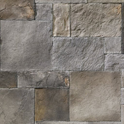 Ashlar Pattern Petra Ash Manufactured Stone Handmade Veneer - Livfloors Collection