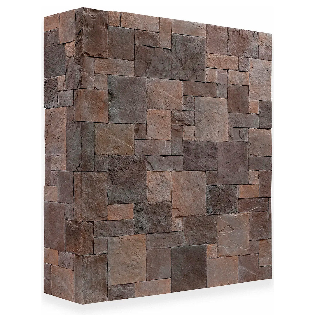 Ashlar Pattern Petra Granat Manufactured Stone Handmade Veneer - Livfloors Collection