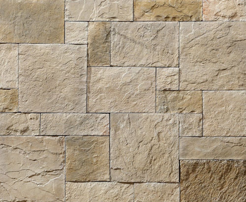 Ashlar Pattern Marphil Ashlar Pattern Petra Sand Manufactured Stone Handmade Veneer - Livfloo ...